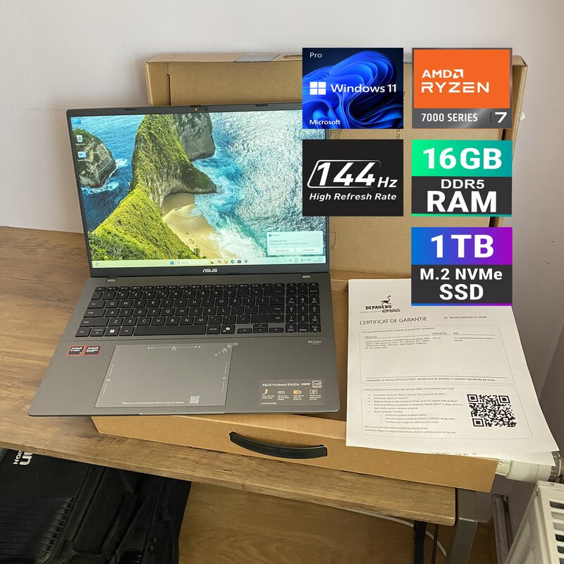 ASUS Vivobook S16 2025,Ryzen 7,16